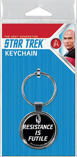 Keychain - Resistance is Futile - Game On