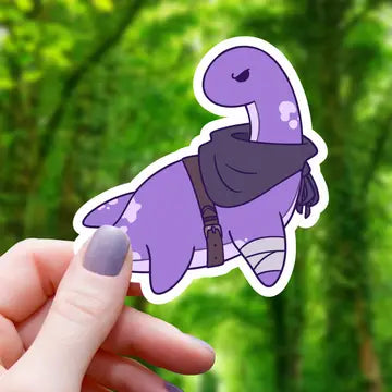 Loch Ness Monster Rogue Ttrpg - Class Sticker - Game On