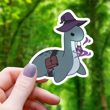 Loch Ness Wizard Casting - Fireball Sticker - Game On