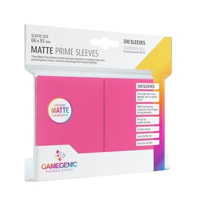 MATTE Prime Sleeves: Pink - Game On