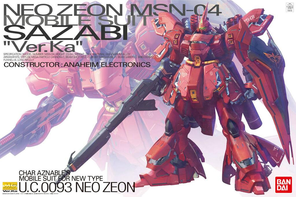 MG 1/100 Sazabi (Ver. Ka) 'Mobile Suit Gundam: Char's Counterattack' - Game On