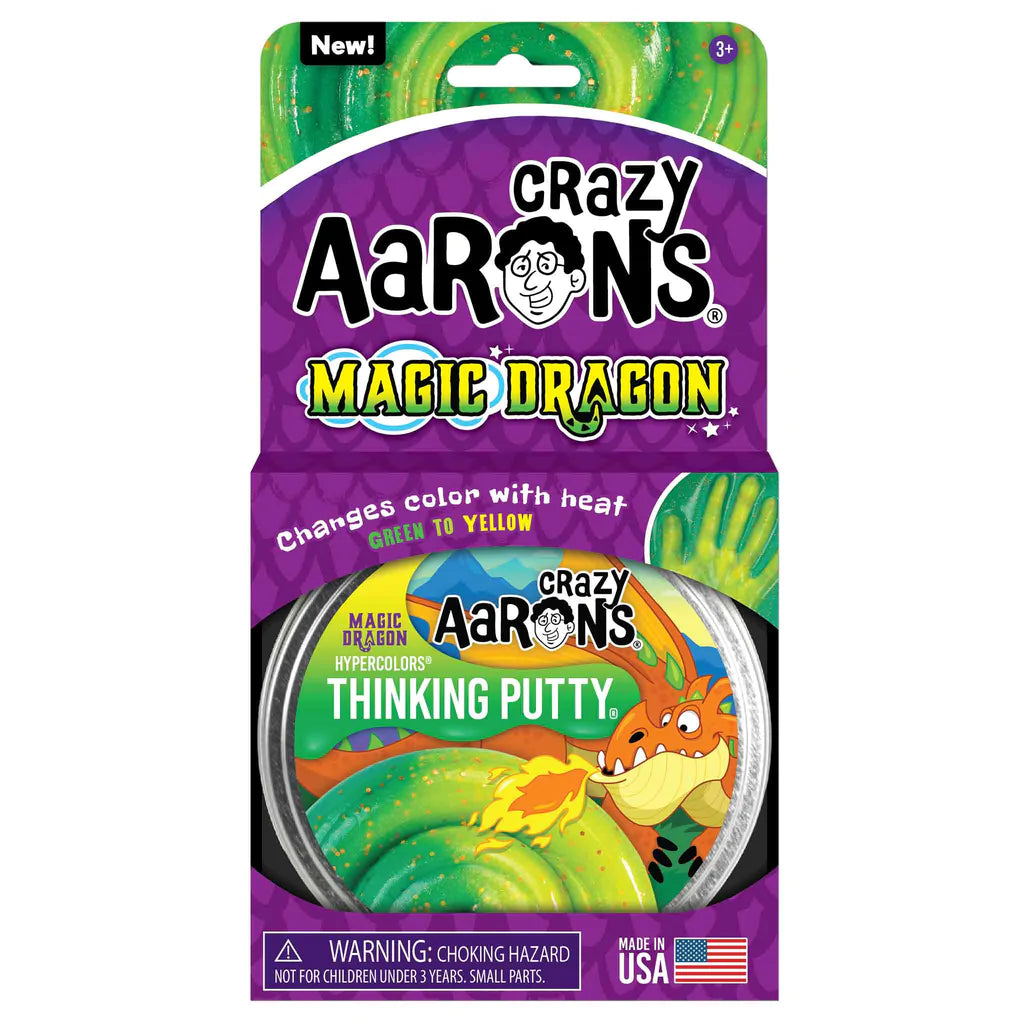 Magic Dragon - Full Size 4" Thinking Putty Tin - Game On