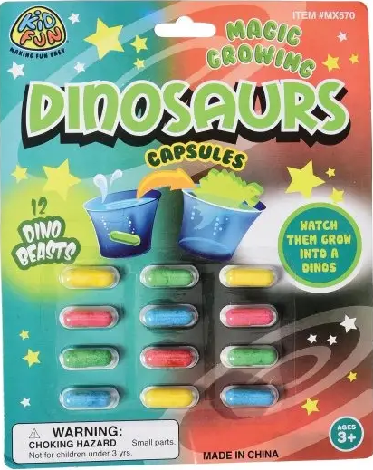 Magic Grow Dino Capsules - Game On