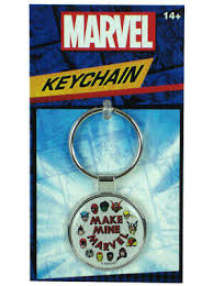 Make Mine Marvel Keychain - Game On
