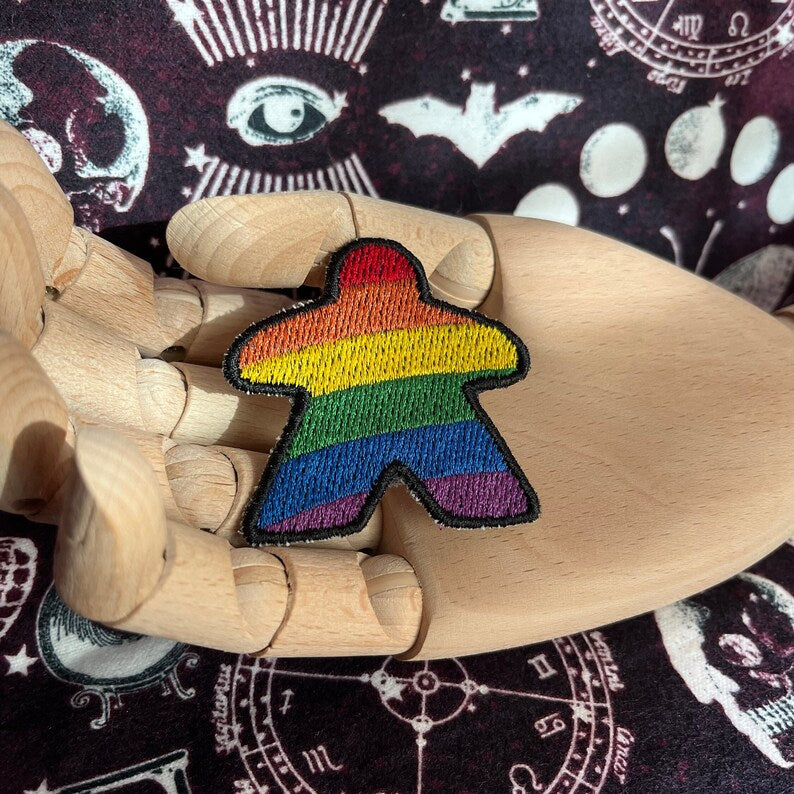 Meeple Patch Rainbow - Game On