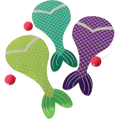 Mermaid Tail Paddle Balls - Game On