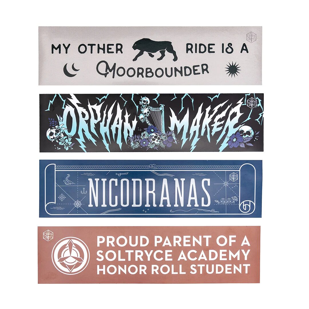 Mighty Nein Bumper Sticker 4 pk - Game On