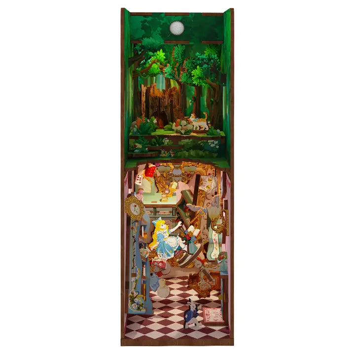 Miniature House Book Nook Kit - Alice's Adventure - Game On