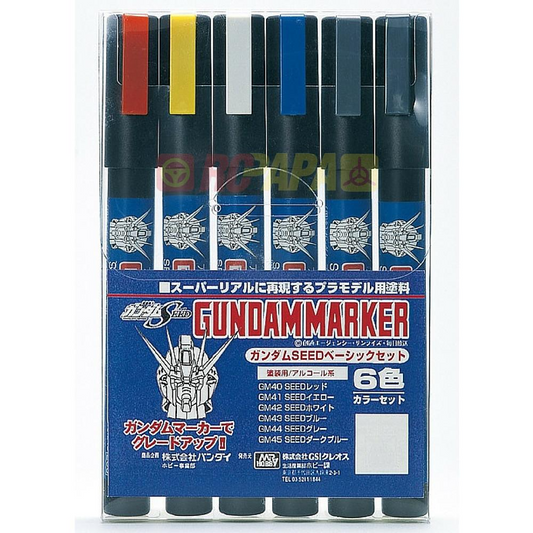 Mr Hobby Gundam Marker Set - Seed Marker - Game On