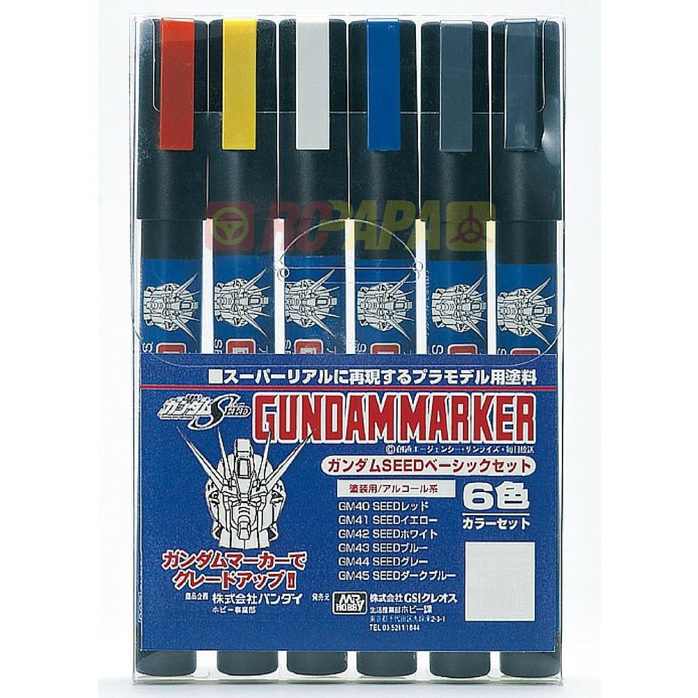 Mr Hobby Gundam Marker Set - Seed Marker - Game On