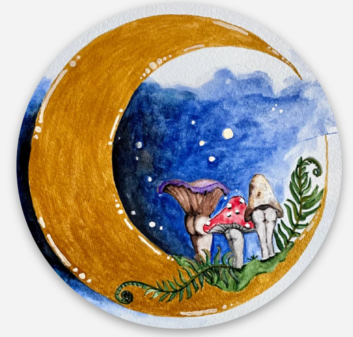 Mushroom Butts - 2" Circle - Game On