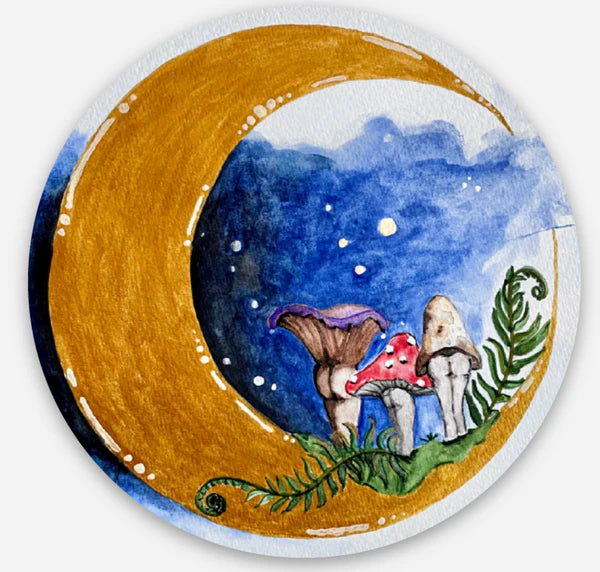 Mushroom Butts - 2" Circle - Game On