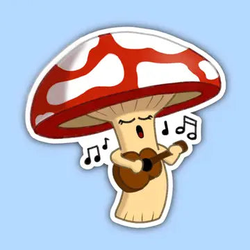 Mushroom Woman Sticker - Game On