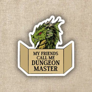 My Friends Call Me Dungeon Master Sticker - Game On