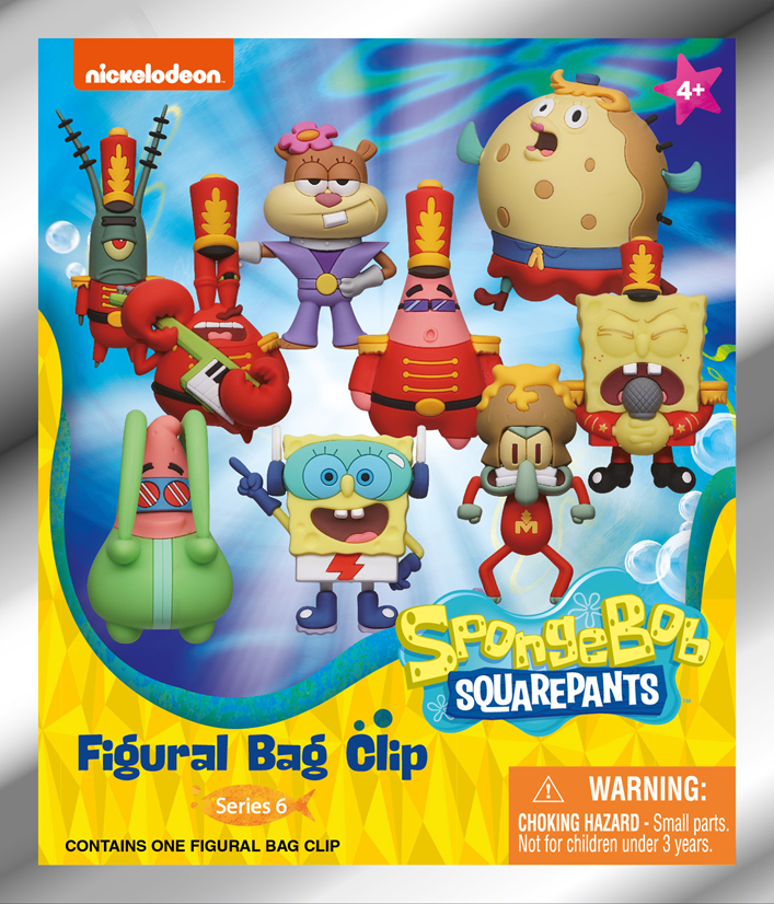 Nickelodeon 3D Foam Bag Clip Series 6 - Game On