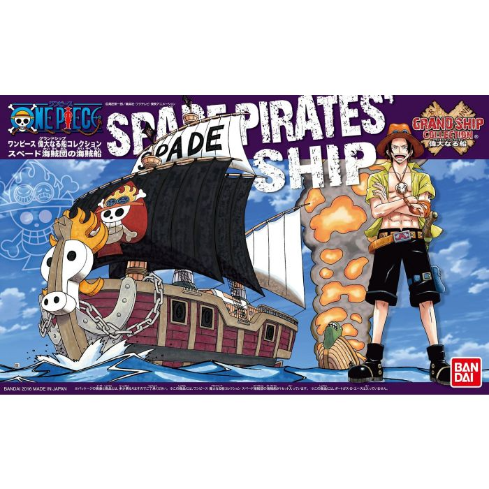 One Piece Grand Ship Collection Model Kit Spade Pirates' Ship - Game On