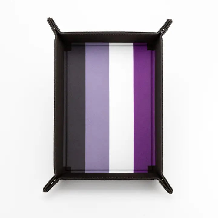 PRIDE Flag Dice Trays - Asexual - Game On