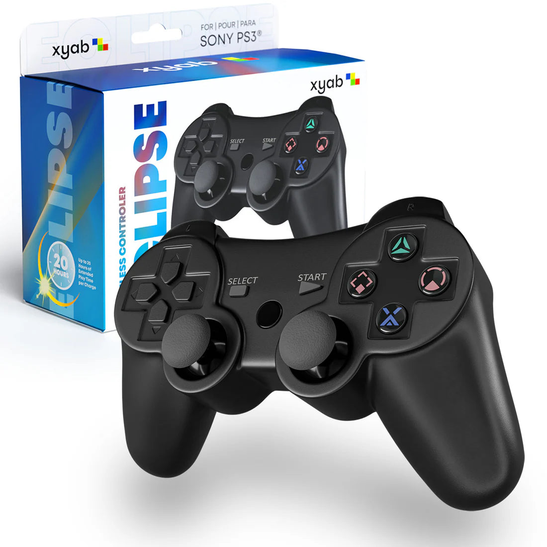 PS3 Wireless Controller - Black - Game On