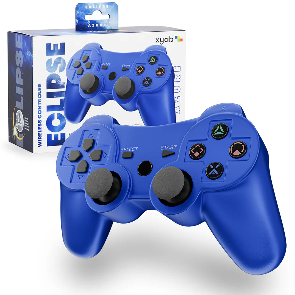 PS3 Wireless Controller - Azure Blue - Game On
