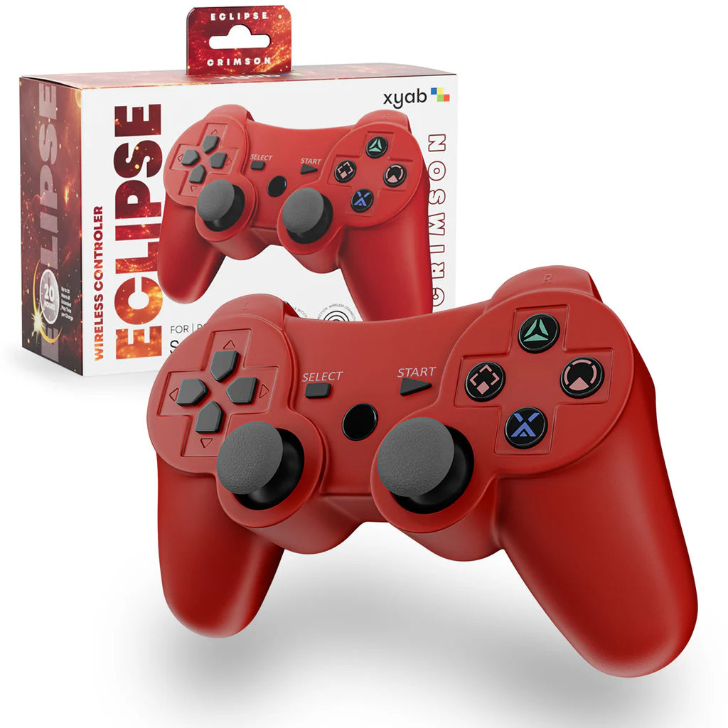 PS3 Wireless Controller - Crimson Red - Game On