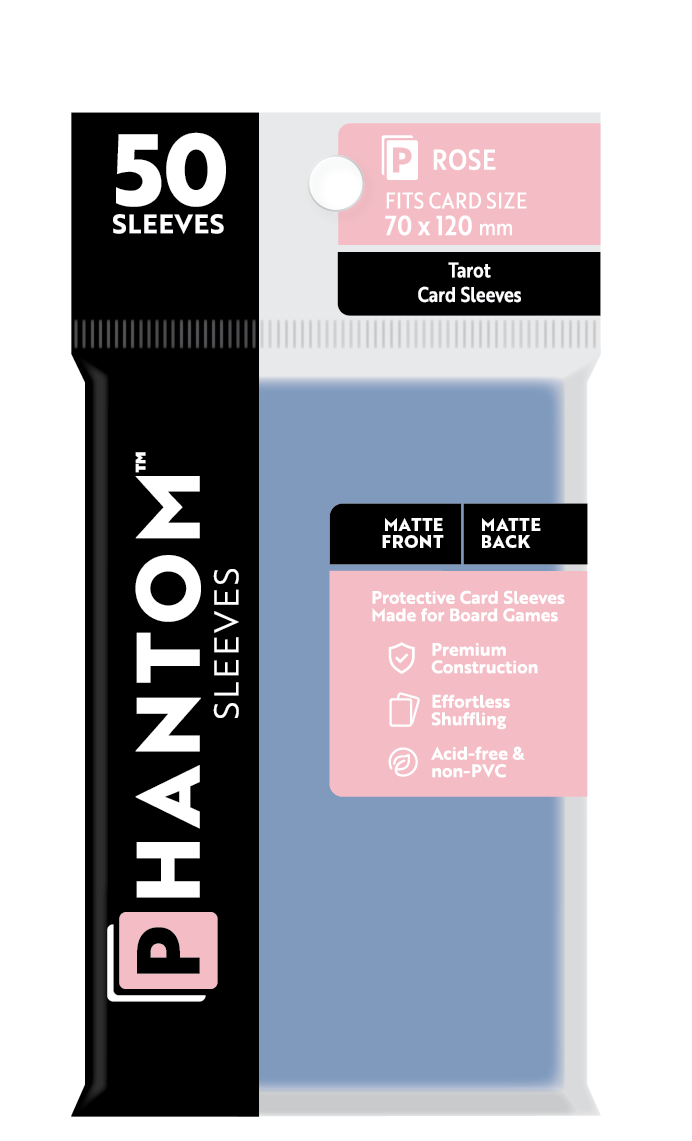 Phantom Sleeves: Rose Size (70mm x 120mm) Matte/Matte (50) - Game On