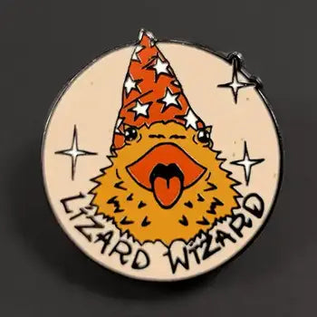 Pin: Lizard Wizard - Game On