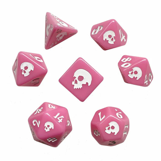 Pink Death - RPG Dice Set - Game On