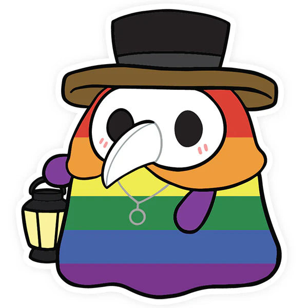 Plague Doctor Pride - Enamel Pin - Game On