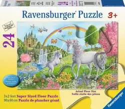 Prancing Unicorns 24 pc Floor Puzzle - Game On