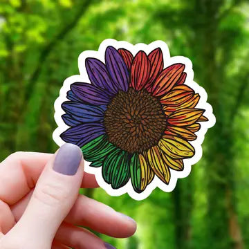 Pride Sunflower - Bloom Sticker - Game On