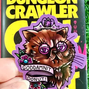Princess Donut Goddamnit Donut - DCCSticker - Game On