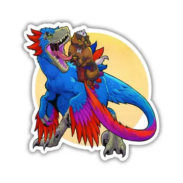 Princess Donut and Mongo Sticker - Game On