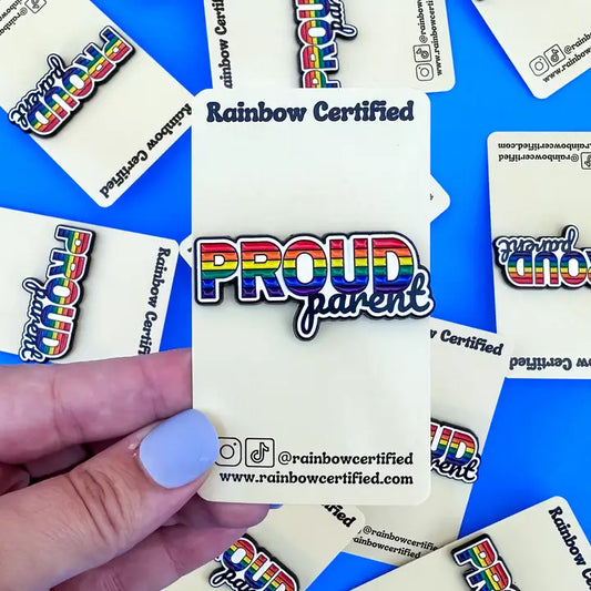 Proud Parent Rainbow LGBTQ+ Pin - Game On