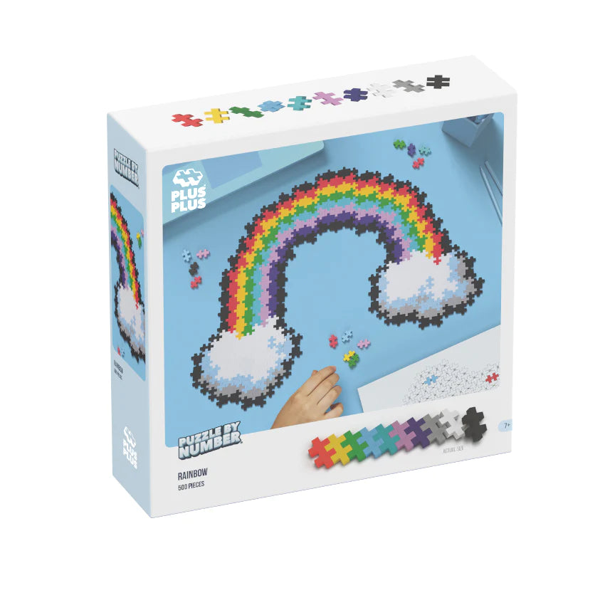 Puzzle by Number - 500 pc Rainbow - Game On