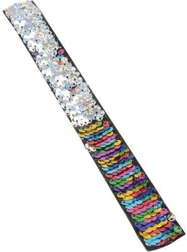 Rainbow Sequin Slap Bracelet - Game On
