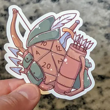 Ranger Adventure - Kit D20 Sticker - 2.5" - Game On