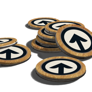 Return to Dark Tower Advantage Tracking Tokens - Cooperative - Game On