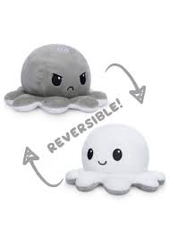 Reversible Octopus - Gray & White Sparkle - Game On