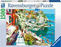 Romance in Cinque Terre 1500 pc Puzzle - Game On