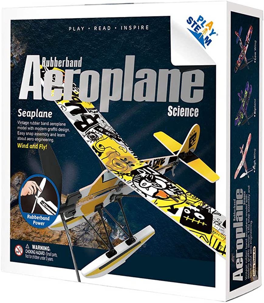 Rubber Band Airplane Science - Seaplane - Game On