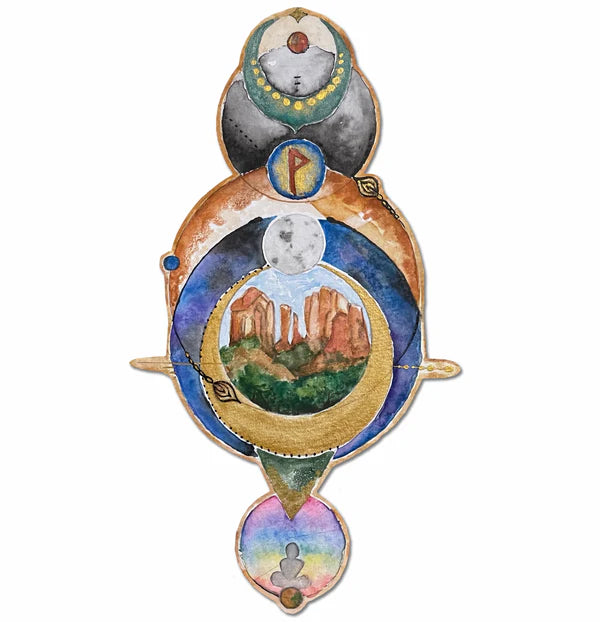 Sacred Sedone - 4" Die Cut - Game On