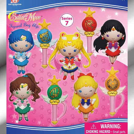 Sailor Moon 3D Foam Bag Clip Series 7 - Game On