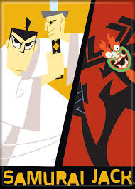 Samurai Jack and Aku Magnet - Game On