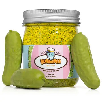 Shimmery Pickle Clear Slime - Game On
