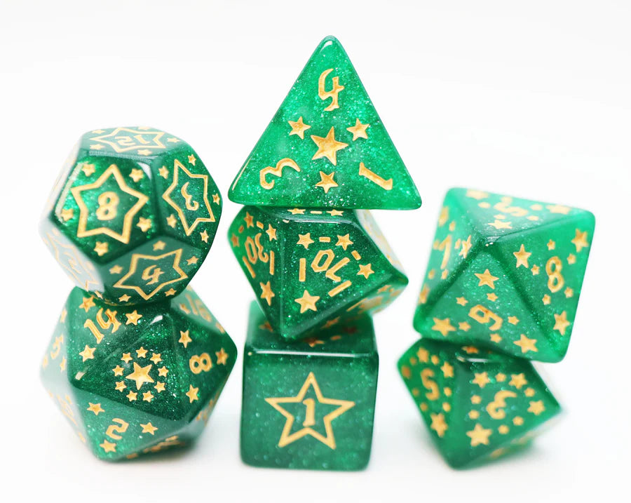 Shooting Stars: Manganese RPG Dice Set - Game On