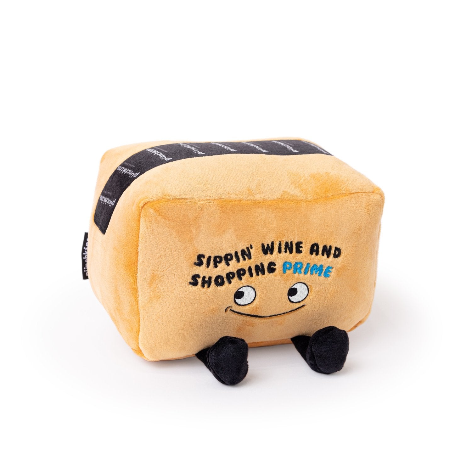 Sippin' Wine and Shopping Prime" Plush Amazon Box - Game On