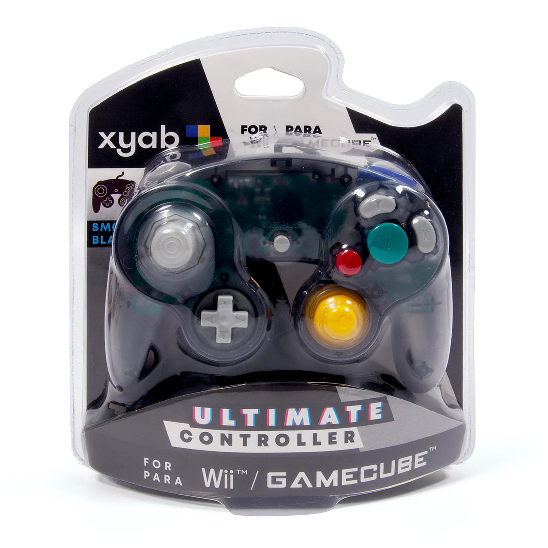 Gamecube Wired Controller - Smoke Black - Game On