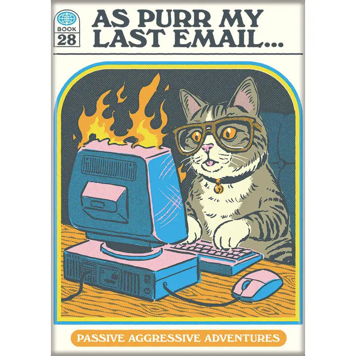 Steven Rhodes As Purr My Last Email Magnet - Game On