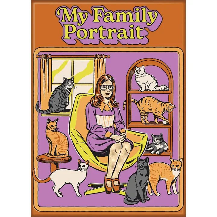 Steven Rhodes Family Portrait Magnet - Game On