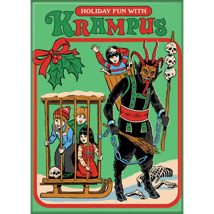 Steven Rhodes Krampus Magnet - Game On